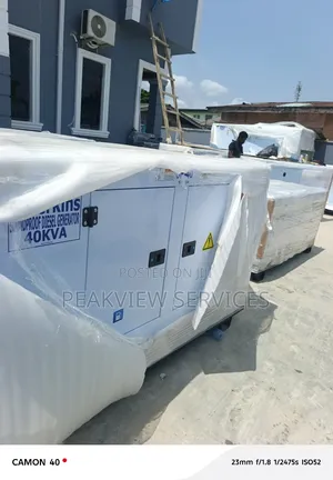 Brand Spanking New Perkins 40kva Soundproof Generator