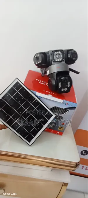 CCTV Solar Surveillance Cameras Triple Lens