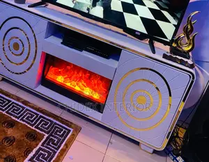 Classic Imported Fire Place Tv Stand