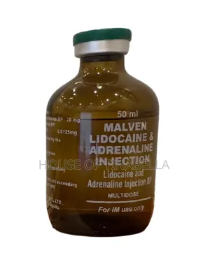 Malven 2% Lidocaine Adrenaline Injection 50ml