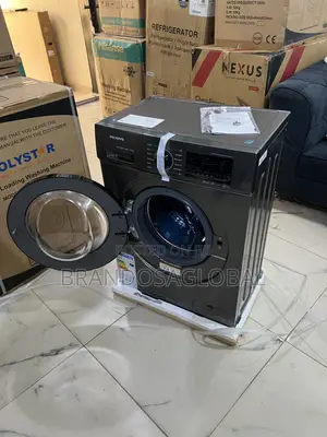 Stable-Performance Polystar 6kg Front Load Black Washer [Pv-Twd7.1gl]