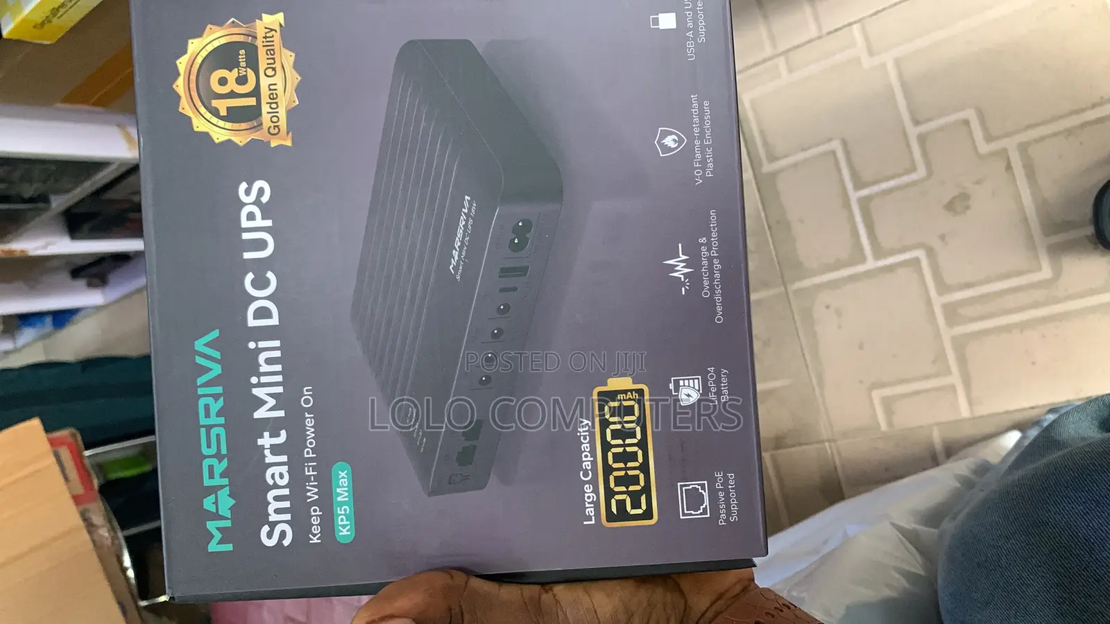 Smart Mini Dc Ups 20000 Mah