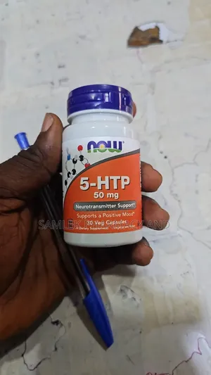 Now 5-htp (5-hydroxytryptophan) 50mg, 30 Vegcapsules