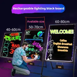Led Neon Light Sign Advertisement Board Display Shop Led Black Board