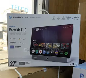 Powerology 27inches Rechargeable Portable FHD Smart TV 1080p.