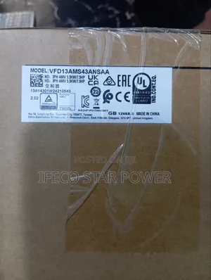 VFD 5.5 Hp 3kw Delta Stoft Starter