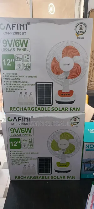12 Inches Solar Table Fan