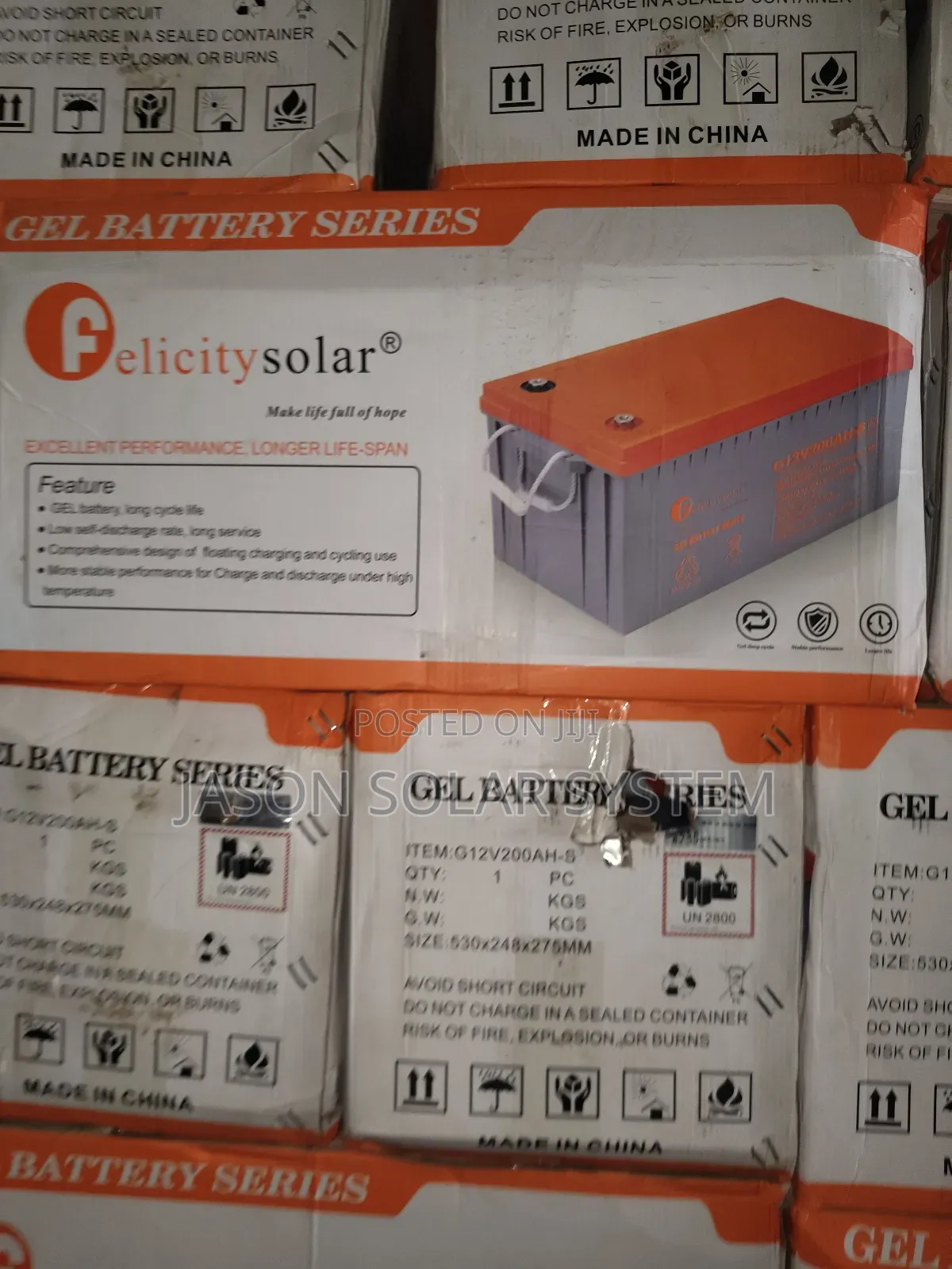Felicity Drycell Battery 200ah