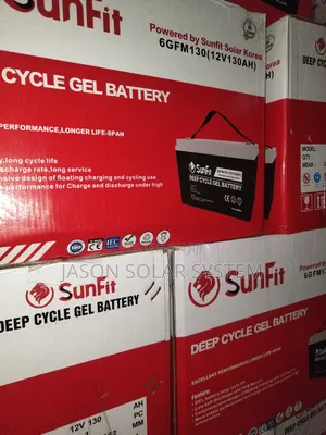 Sunfit 130ah Drycell Battery