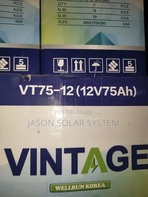 75ah 12v Vintage Deep Circle Gel Battery