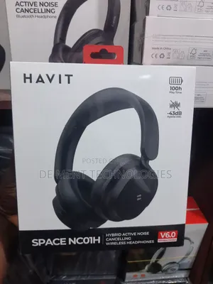 Havit Space Nc01h Hybrid Active Noise Cancellation Wireless Headphone