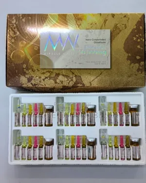 Miracle White Glutathione Skin Whitening Injection 90,000mg