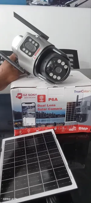 CCTV Solar Powered Dual PTZ Camera 4g Sim Enabled