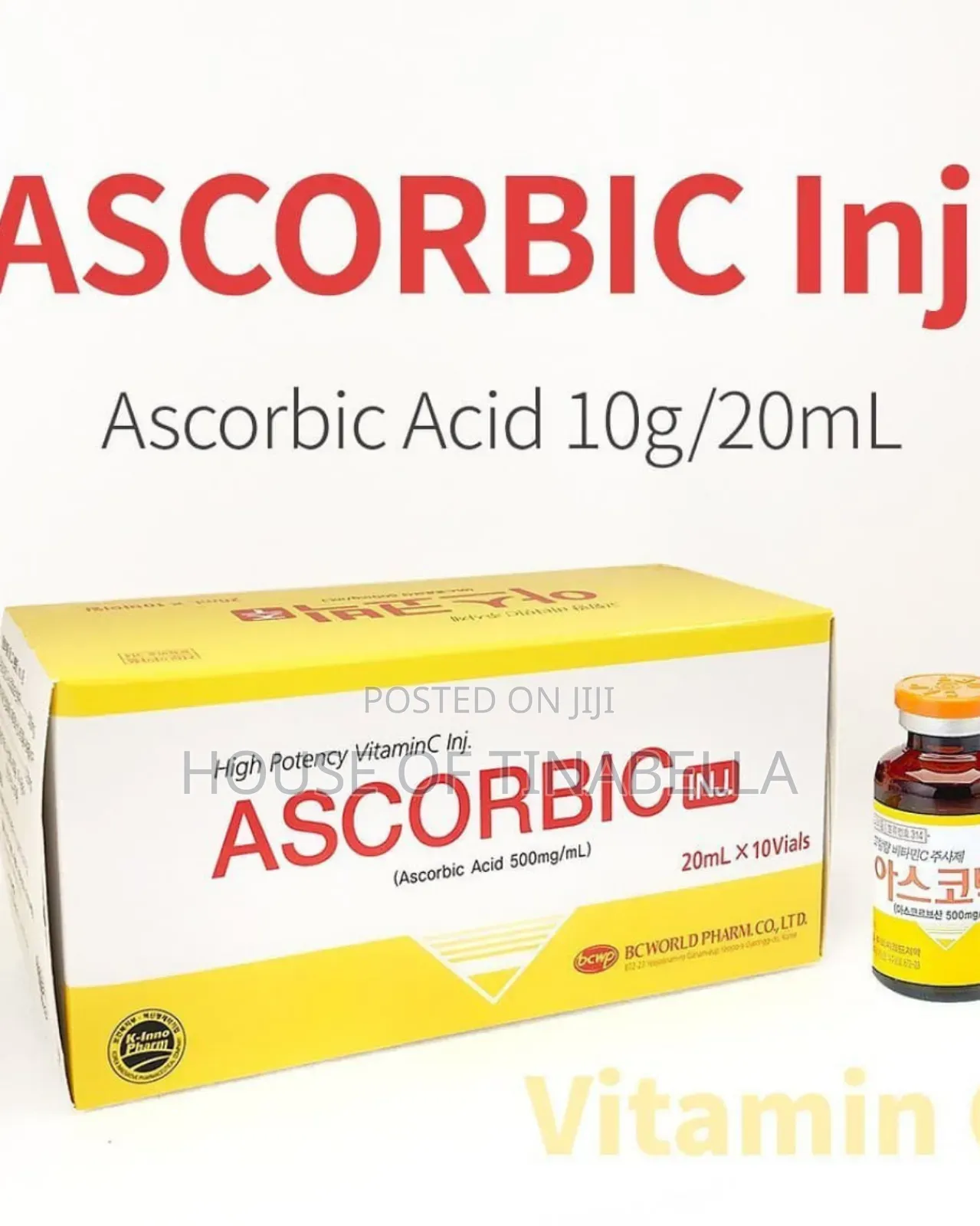 Ascorbic Vitamin C 10000mg Injection