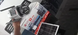 Dual PTZ Solar Powered CCTV Camera