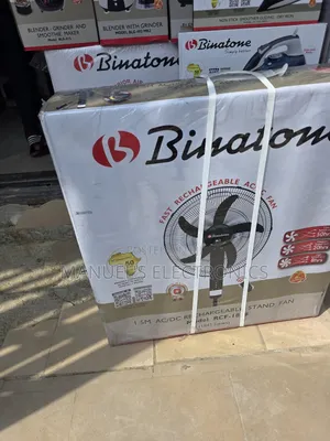 Binatone 18inch Rechargeable Fan Model RCF-1858 Soft Touch and Remote