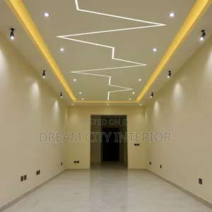 Gypsum Board Ceiling With Profile Light Design