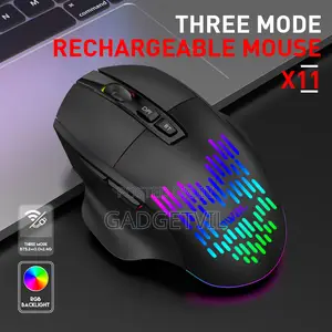 Wireless Mouse Rechargeable Triple-mode Mouse