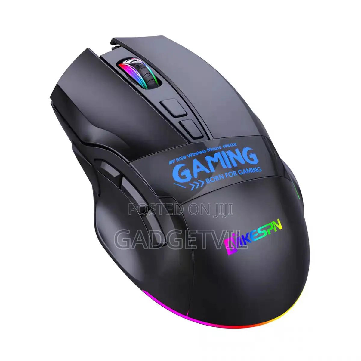 12800dpi 3-mode 9-button Macro Definition Ergonomic Wireless Mouse