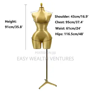 Plus Size Female Mannequin With Curvy BBL Design Made of Plastic