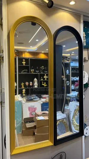Wall Full Length Mirror Mirror Decoration Black and White 51x163cm
