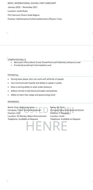 It Support - Portharcourt