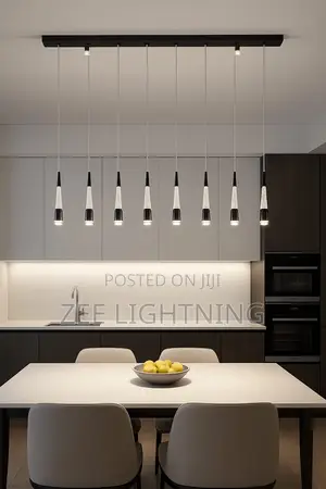 8 Drops Led Dinning Chandelier (Size 1200mm)