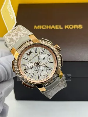 Original Michael Kors Leather Strap Watch Available in Store
