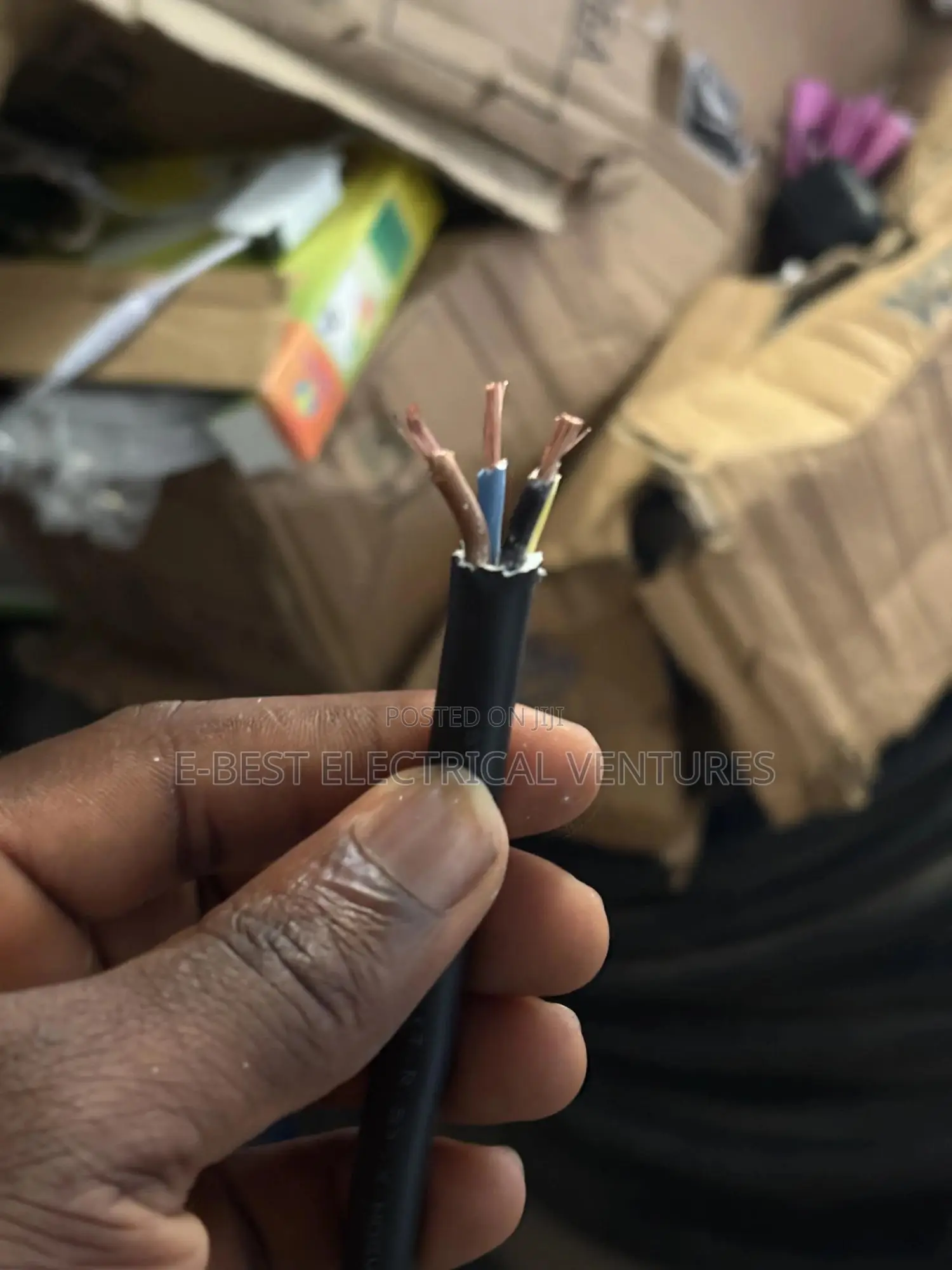 2.5mm X 4core Flexible Cable
