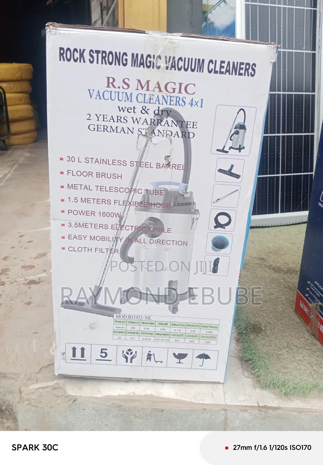 Rs.Magic Vacuum Cleaner 30l