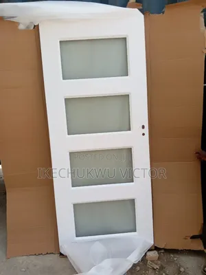Wooden Door With Glass HDF for Kitchen