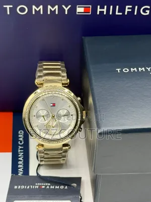 Original Tommy Hilfiger Emily Gold Chain Watch Available in Store