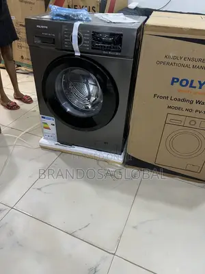 Balanced-Load Polystar 6kg Black Front Load Washer [Pv-Twd7.1gl]