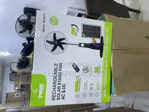 Brand New Iwin 18 Inches Rechargeable Fan With Solar