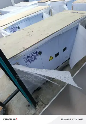 Perkins 20kva Low Sound Genset + 2 Years