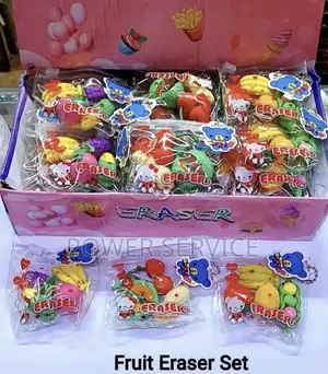 Fancy Fruit Erasers 36 PCS