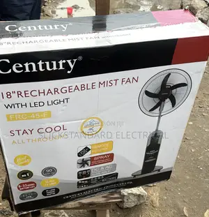 Rechargeable Mist Fan With Led Light