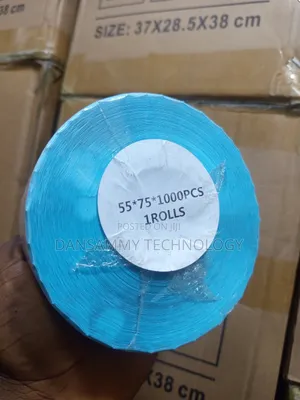 55*75mm Direct Thermal Barcode Label Sticker