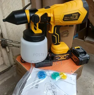 Dewalt-compatible Cordless Paint Spray Gun.