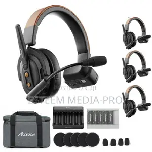 Accsoon Como Se Full-Duplex 4-Person Wireless Intercom System