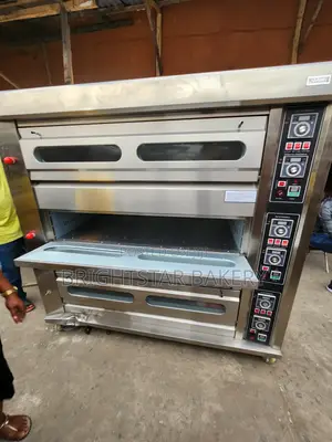 3 Deck Gas Oven 9 Trays