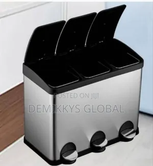 60 L Stainless Pedal Waste Bin 3 in 1