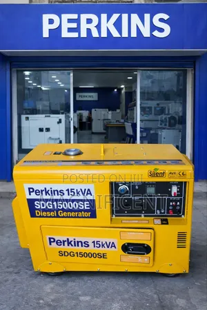 Original 15 Kva Perkins Approved Generator 100% Copper Coil
