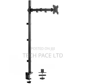 Vivo Single Monitor Mount Adjustable Stand Fits One Screen Up To 32"