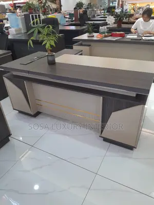 Premium Modern Office Desk With Integrated Storage