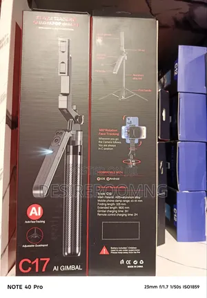 C17 Ai Face Tracking Gimbal Phone Portable Selfie Stick