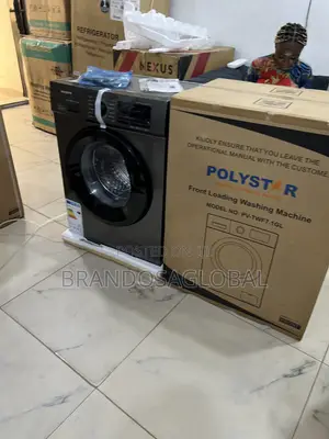 Daily-Cycle Polystar 6kg Black Front Load Washing Machine [Pv-Twd7.1gl
