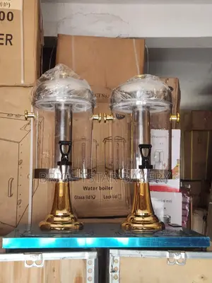 Manual Juice Dispenser Double Bowl