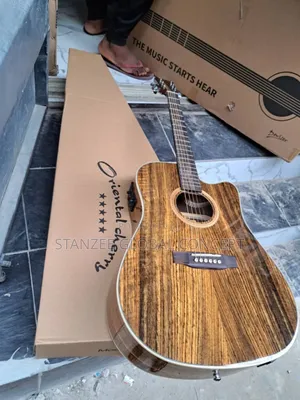 Quality Oriental Cherry Semi Acoustic Guitar