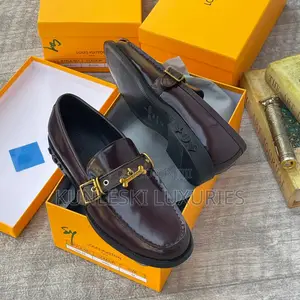 Original Louis Vuitton Paris Leather Black/Brown Shoe
